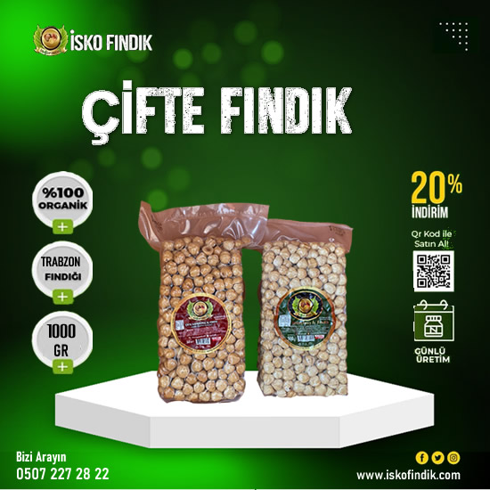 Çifte Fındık 1000 Gr