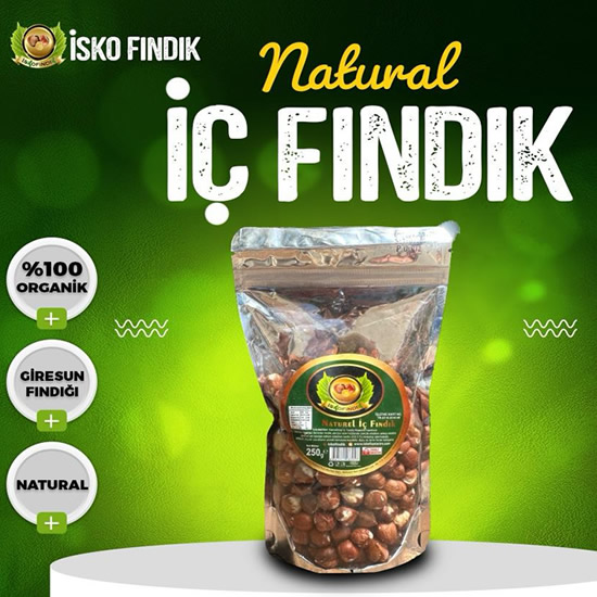 İç Fındık Naturel  500Gr