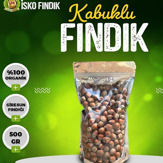 Fındık Kabuklu 500 Gr