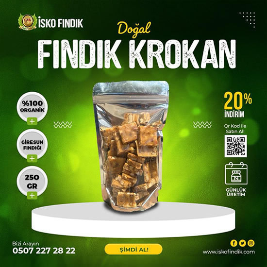 Fındık Krokan 250 Gr