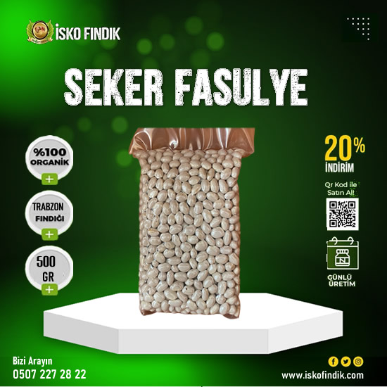 Şeker Fasulye 500 Gr